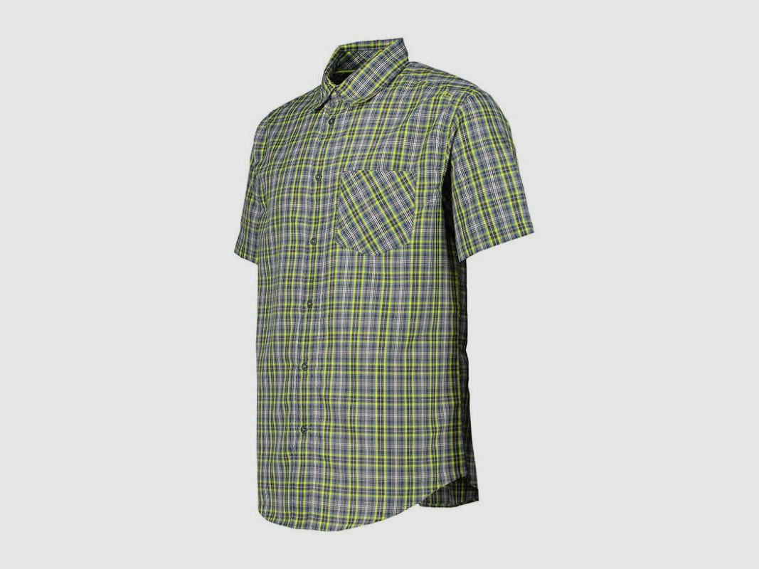 CMP Kurzarm-Hemd mit Karomuster Energy-Cosmo 58