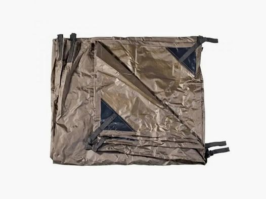 A. Blöchl Tarp Basha multifonction 300 x 300 cm - Gris pierre Olive