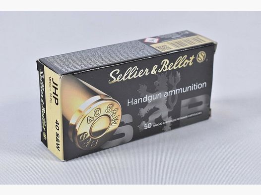 Sellier & Bellot 180grs JHP 50STK .40S&W