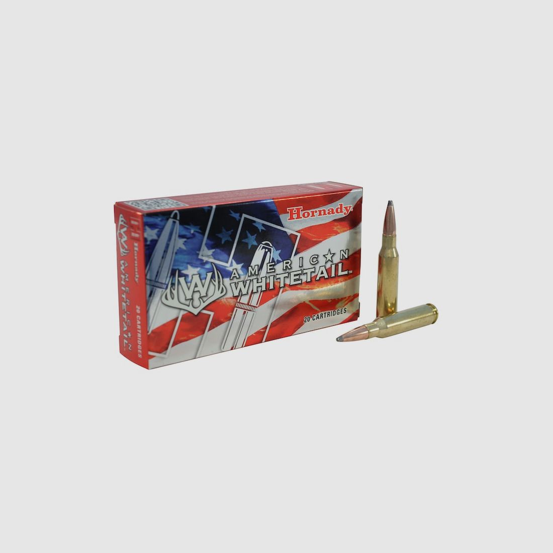 Hornady American Whitetail 7mm-08 Rem. 139GR JSP 20 Patronen