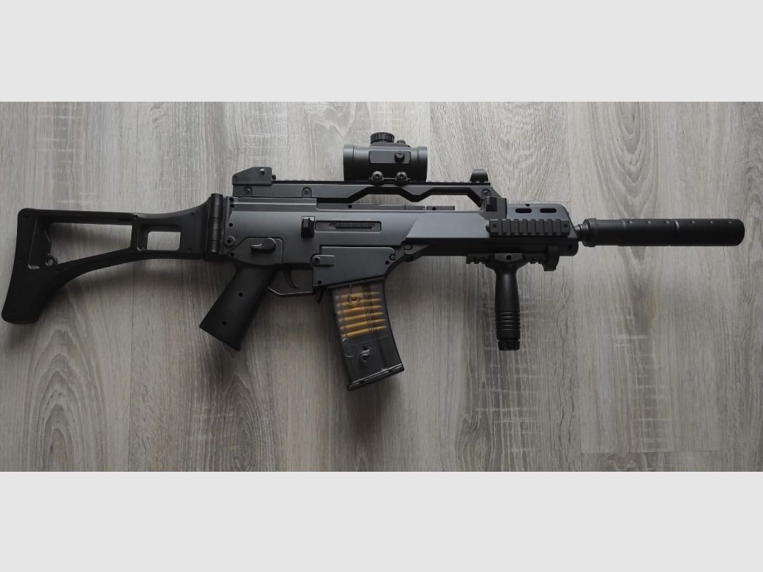 Heckler Koch G36C (M85) AEG Airsoft inkl. Zubehör Neu