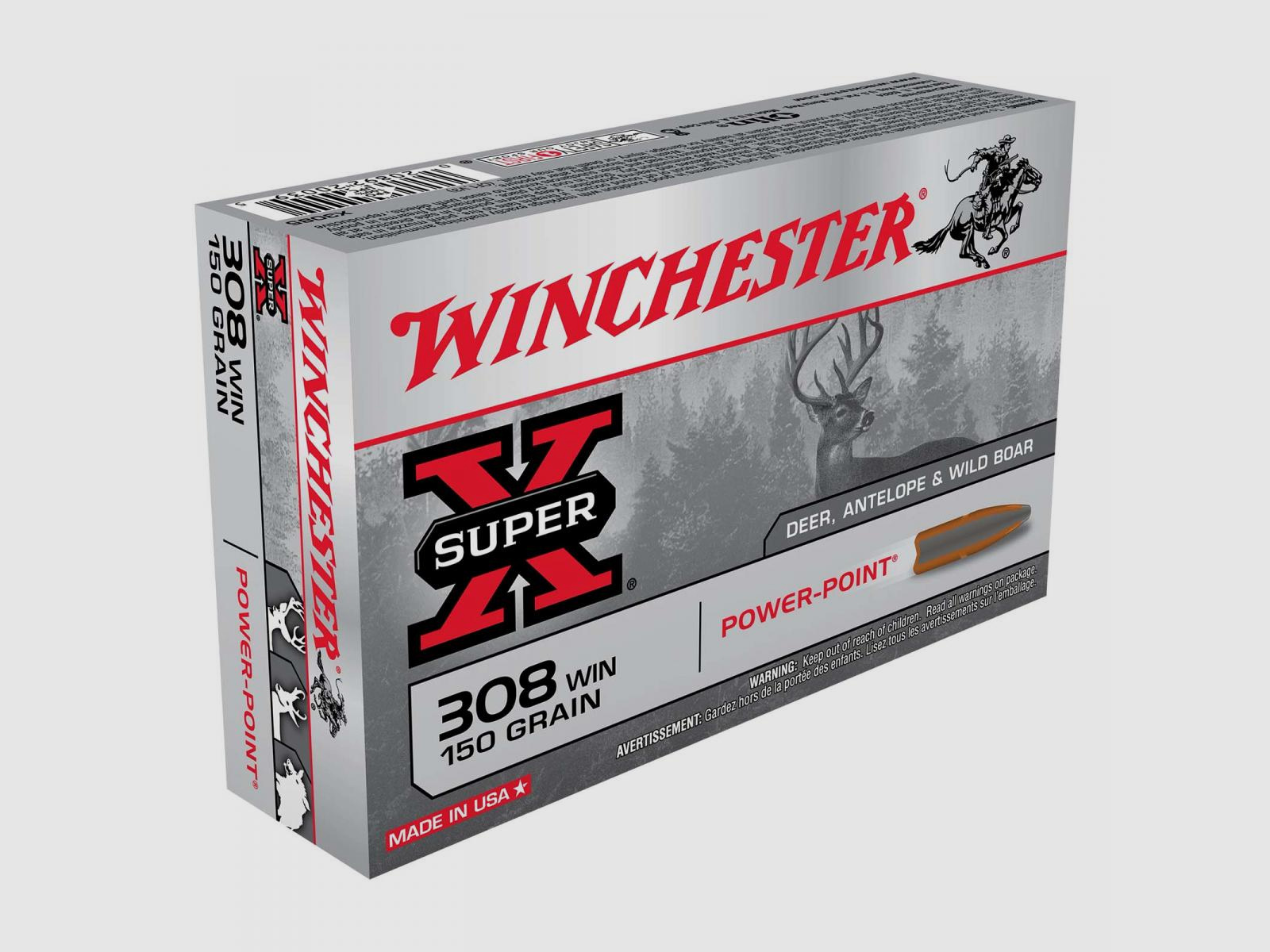 Winchester Super-X .308 Win. 150GR Power Point 20 Patronen
