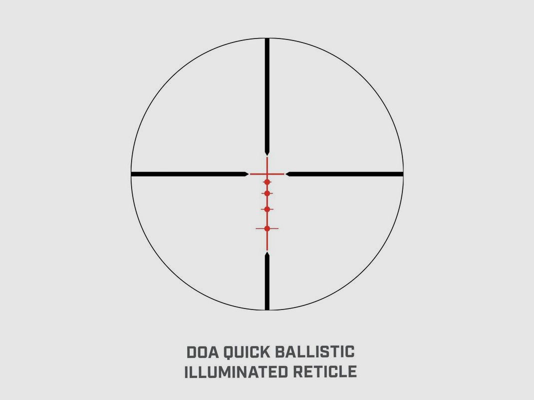 Bushnell Zielfernrohr Banner 2 3-9x40mm DOA Quick Ballistic Leuchtabsehen