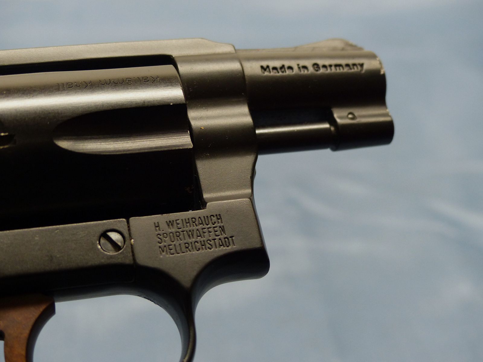 Weihrauch Arminus HW 88 Super Airweight blank-firing revolver 9 mm, immagine 10 di 10