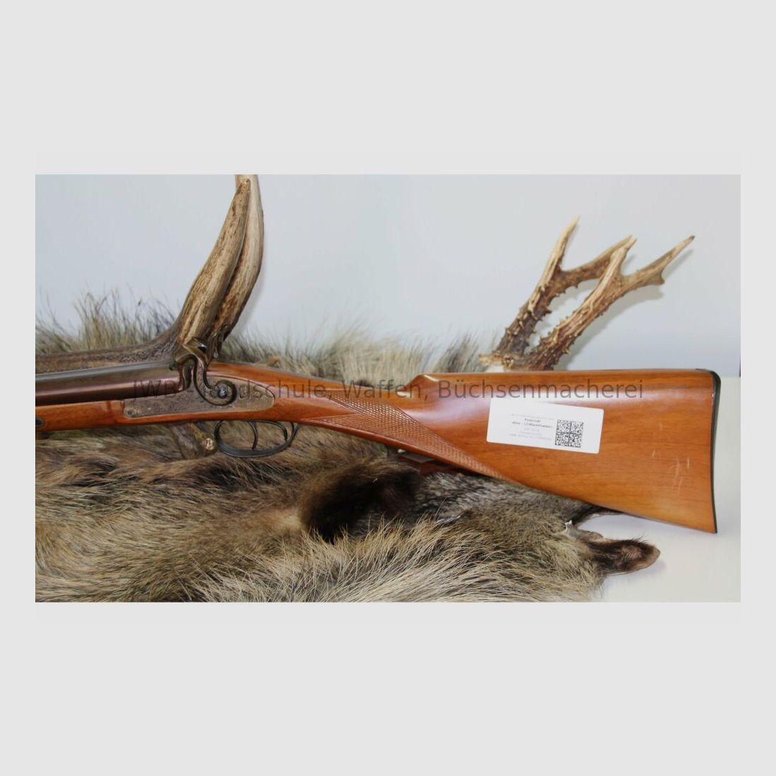 Fusil à double percussion Pedersoli 12 (Poudre Noire)