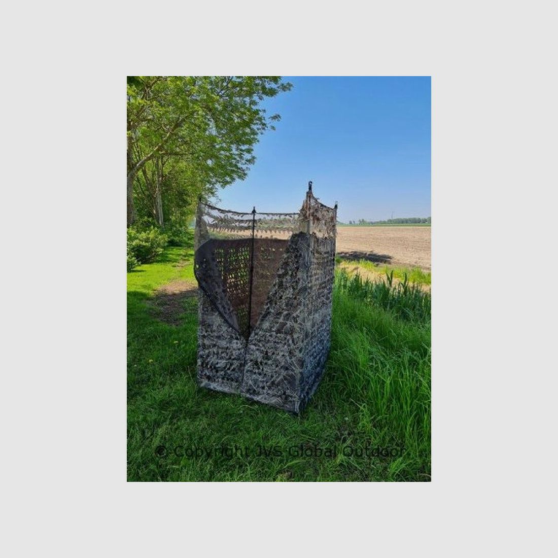 Tarnzelt Camouflage mit Rahmen inkl. Tarnnetz