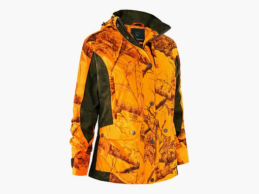 Deerhunter Damen Drückjagd Jacke Lady Estelle Realtree Edge Orange