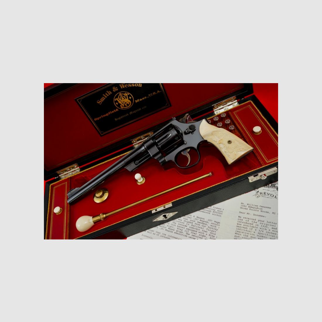 Smith & Wesson Registered Magnum mit .357 Magnum