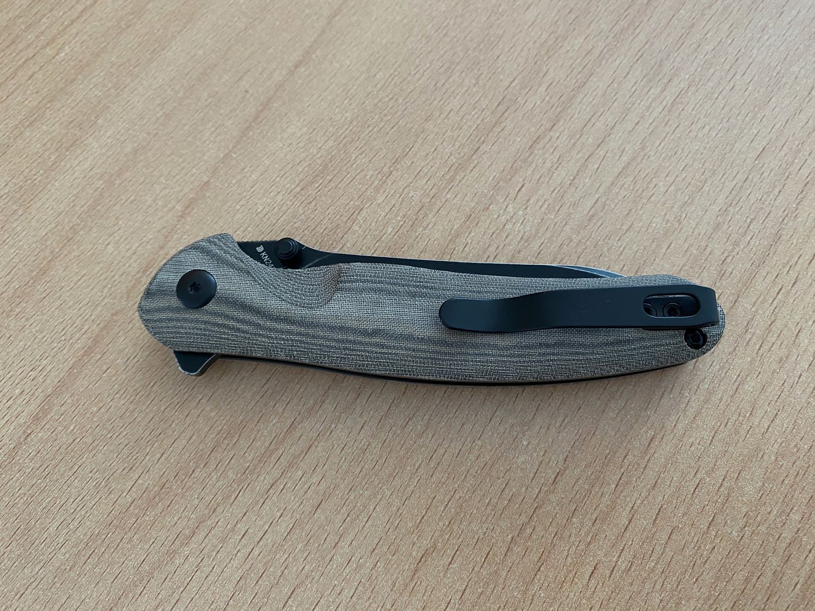 Drever OD Green Micarta Griff Taschenmesser mit Münze NEU mit OVP 