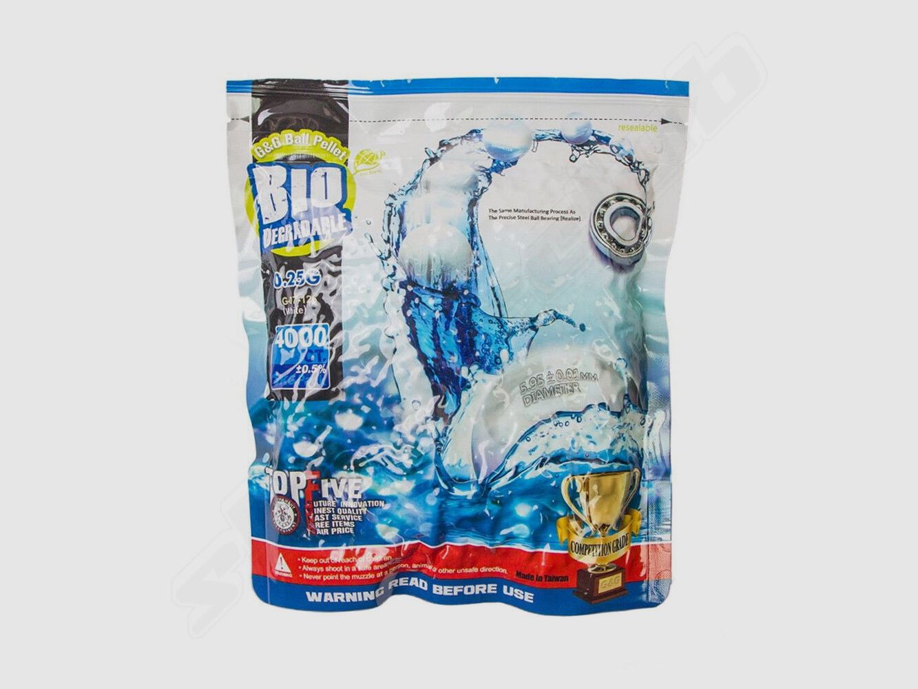 G&G Armament G&G Bio BBs 0.25g Precision 4000 Shots 6mm 1kg Bag