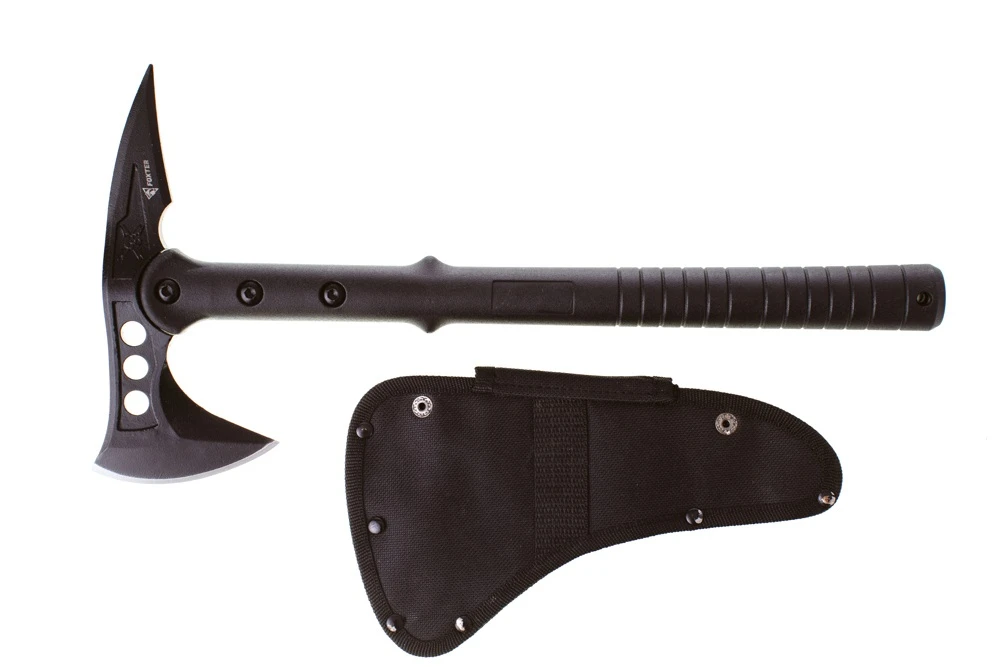 Hacha tomahawk, 38 cm, con funda