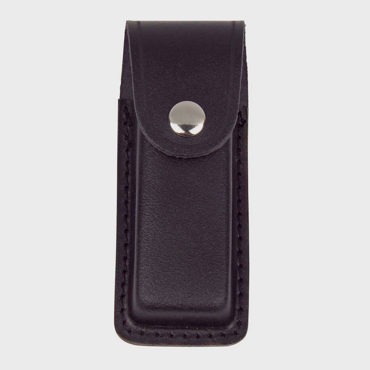 Lederetui schwarz - Grifflänge 11cm, längs tragbar