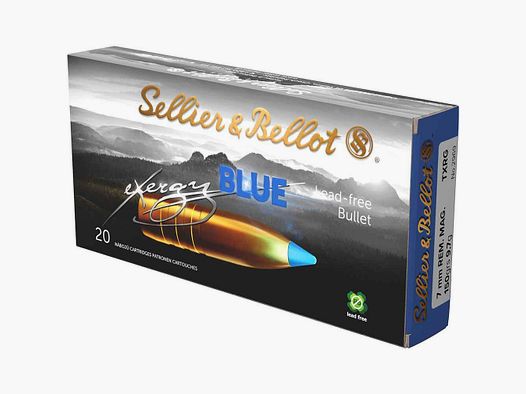 7 mm Rem. Mag. TXRG azul 9,7g/150grs. Sellier & Bellot