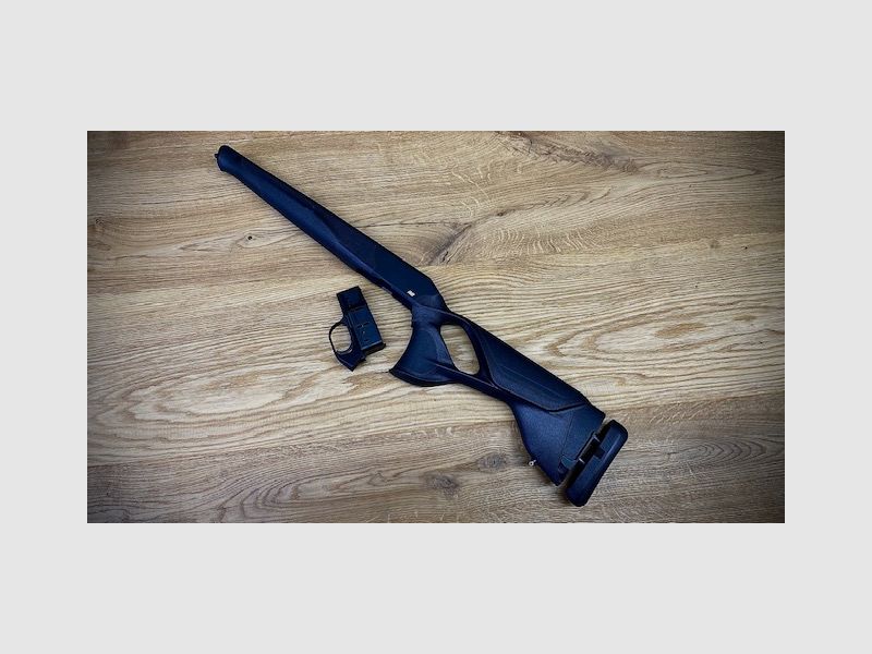 Blaser R8 Ultimate Schäftung / Schwarz-Braun / 17mm Kontur / verstellbare Schaftkappe