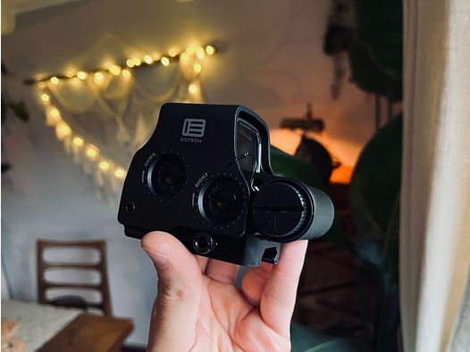 Visore olografico Eotech EXPS2 con chiusura QD secondo standard militare in ottime condizioni (visore a punto rosso EXPS 2 IPSC)