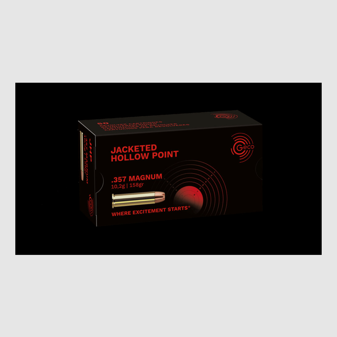 Geco JHP 10,2G 50ER .357 Mag