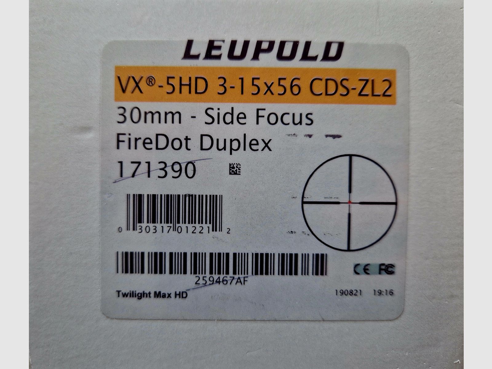 Leupold VX- 5HD 3-15x56 CDS-ZL2