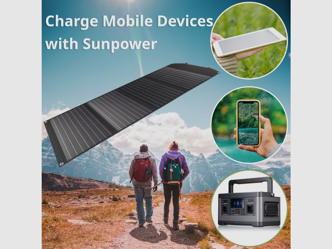 BRESSER 120 W Mobile Solar Charger with USB and DC Output, image 3 of 19