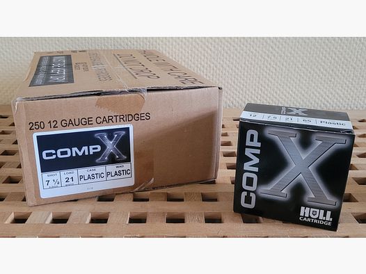 Hull COMP X Nr. 7,5/21g. Plástico-Wad Cal. 12/65