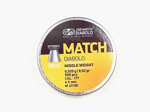 JSB Match LG Middle Weight 4.50 - 1 Stange (5000 Schuß)