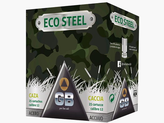 GB 12/70 ECO steel 3.25mm 28g lead-free shot ammunition 25 pcs.