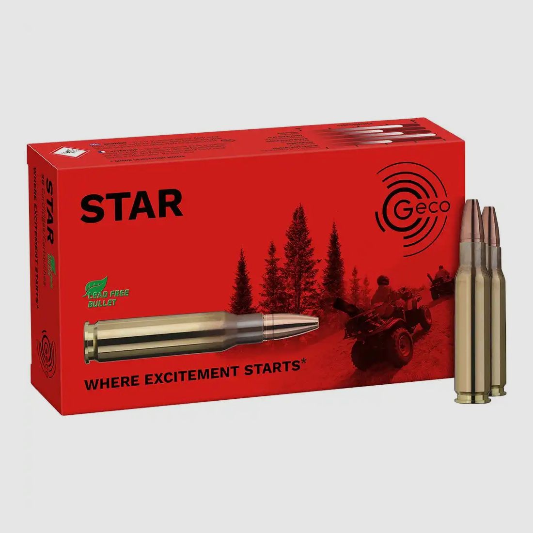 Geco Star .308 Win. 10,7g/165GR 20 cartucce