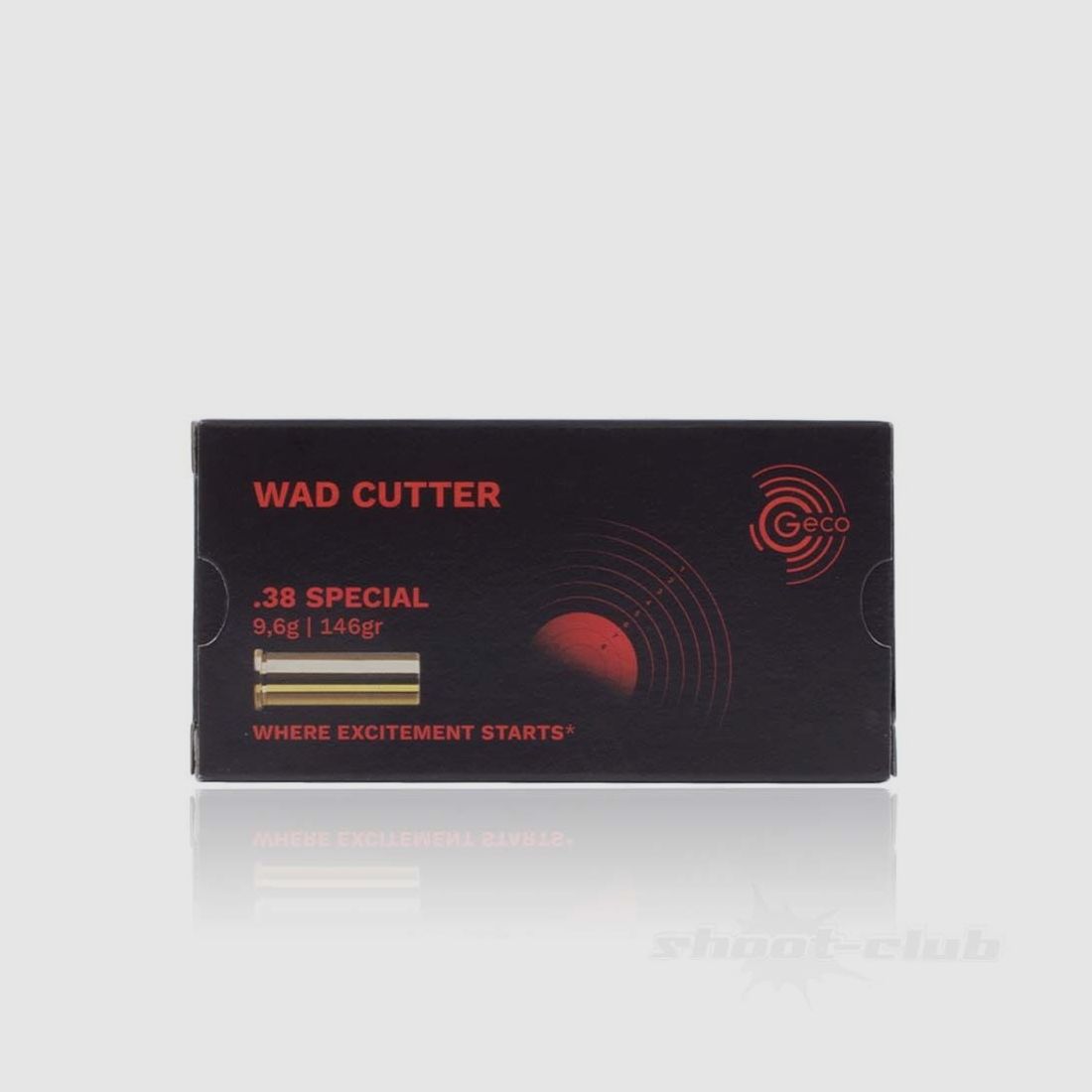 Geco Wad Cutter 148grs 50St .38Special, image 1 of 4