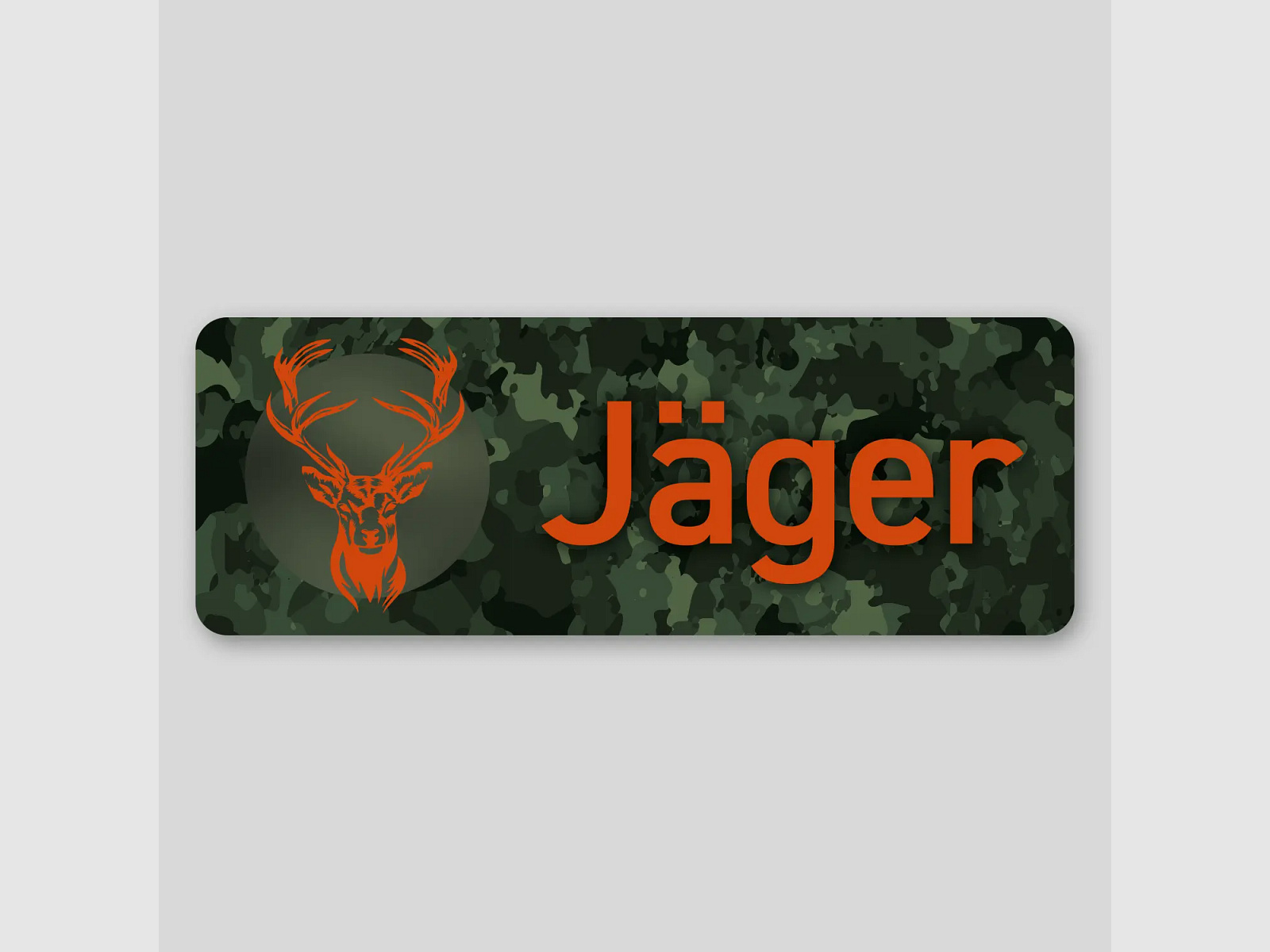 Wilde Hilde Magnetschild Jäger