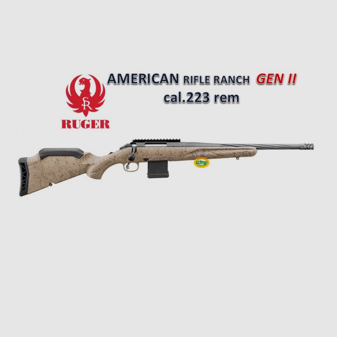 RUGER American Ranch Gen.II cal.223 rem