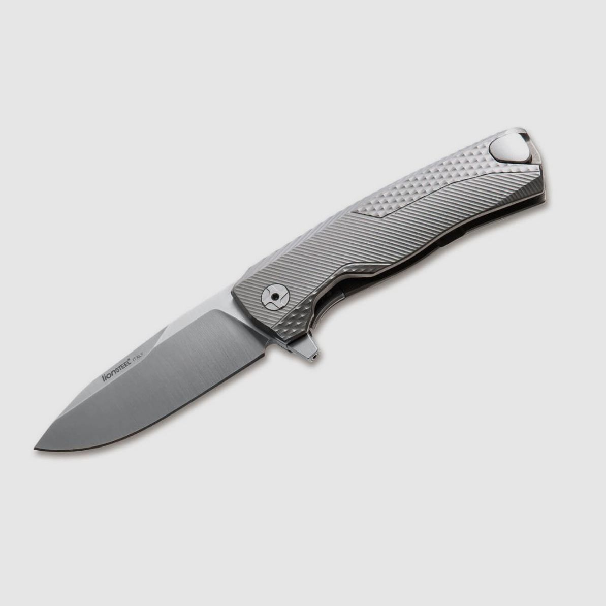 LIONSTEEL - Nóż składany ROK Titan Szary