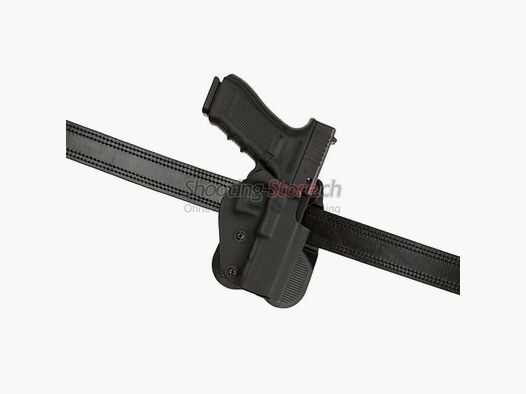 Frontline Open Top Kydex Holster für Glock 17 Paddle Black
