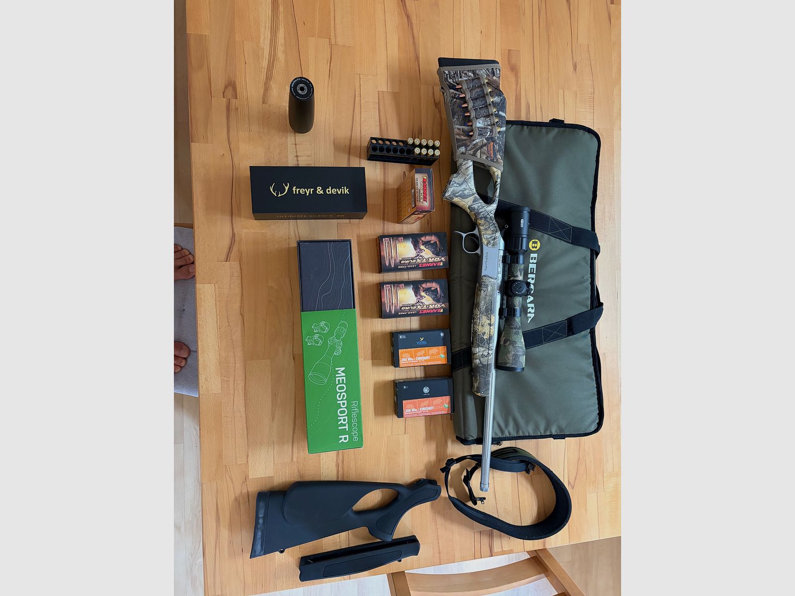 Bergara BA 13 TD 20 inch Stainless with scope Meopta Sport and suppressor