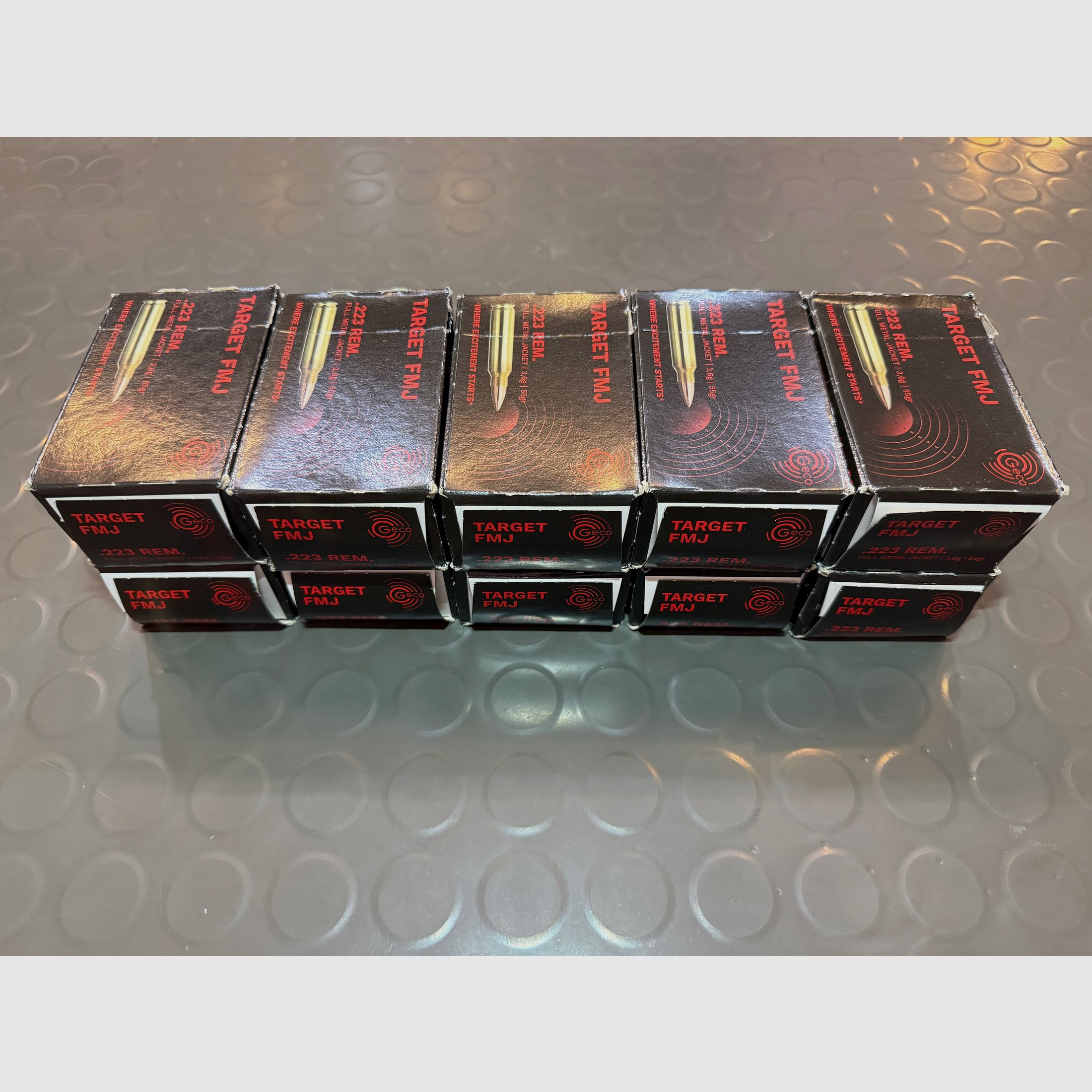 Geco Target FMJ .223 /  55 Grain  500 Schuss