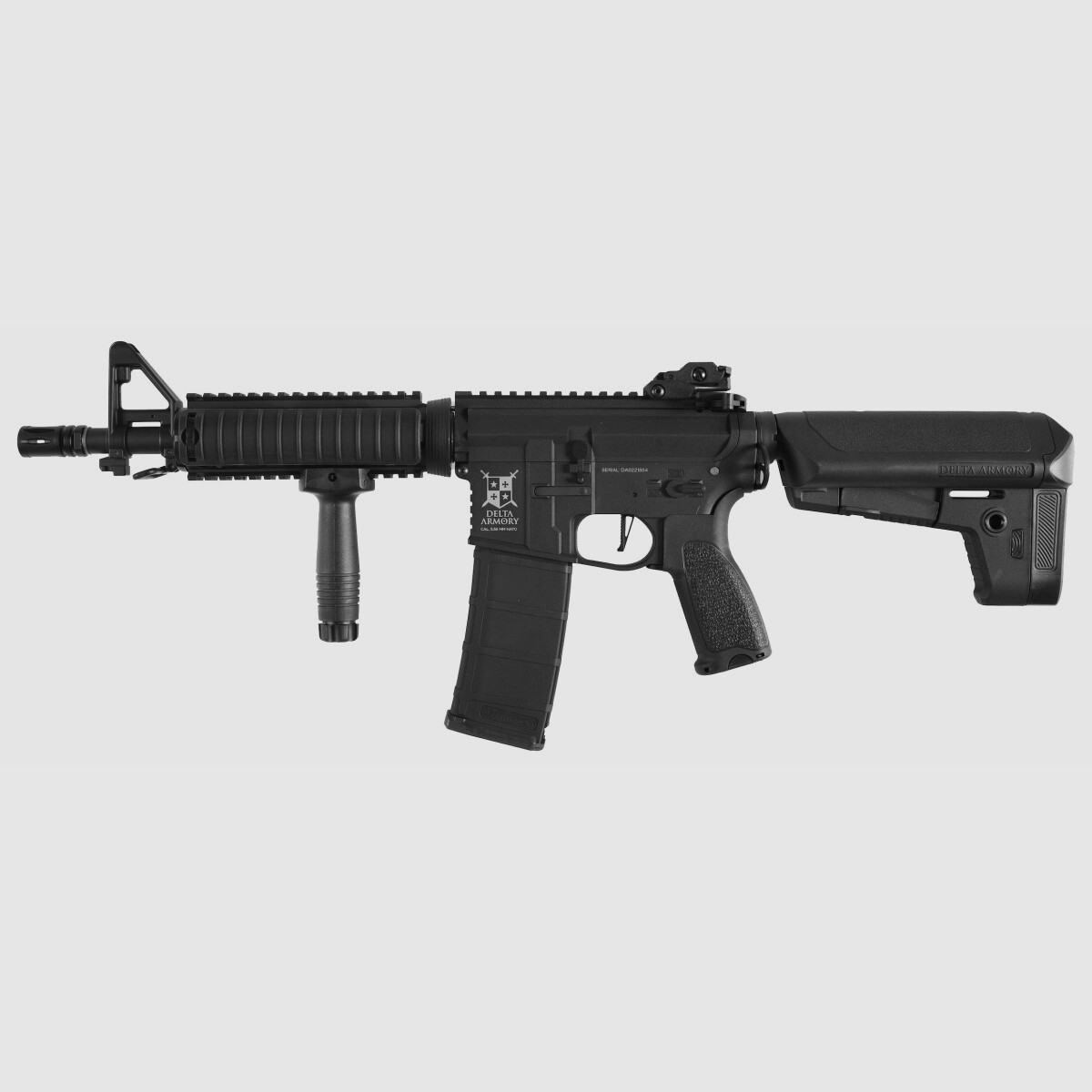 AR15 CQB-R BRAVO Delta Armory Black S-AEG Airsoft Rifle Free from 18 Years