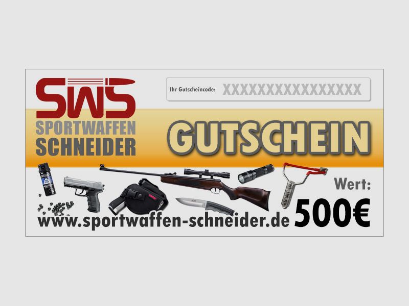 Gutschein a 500,- Euro