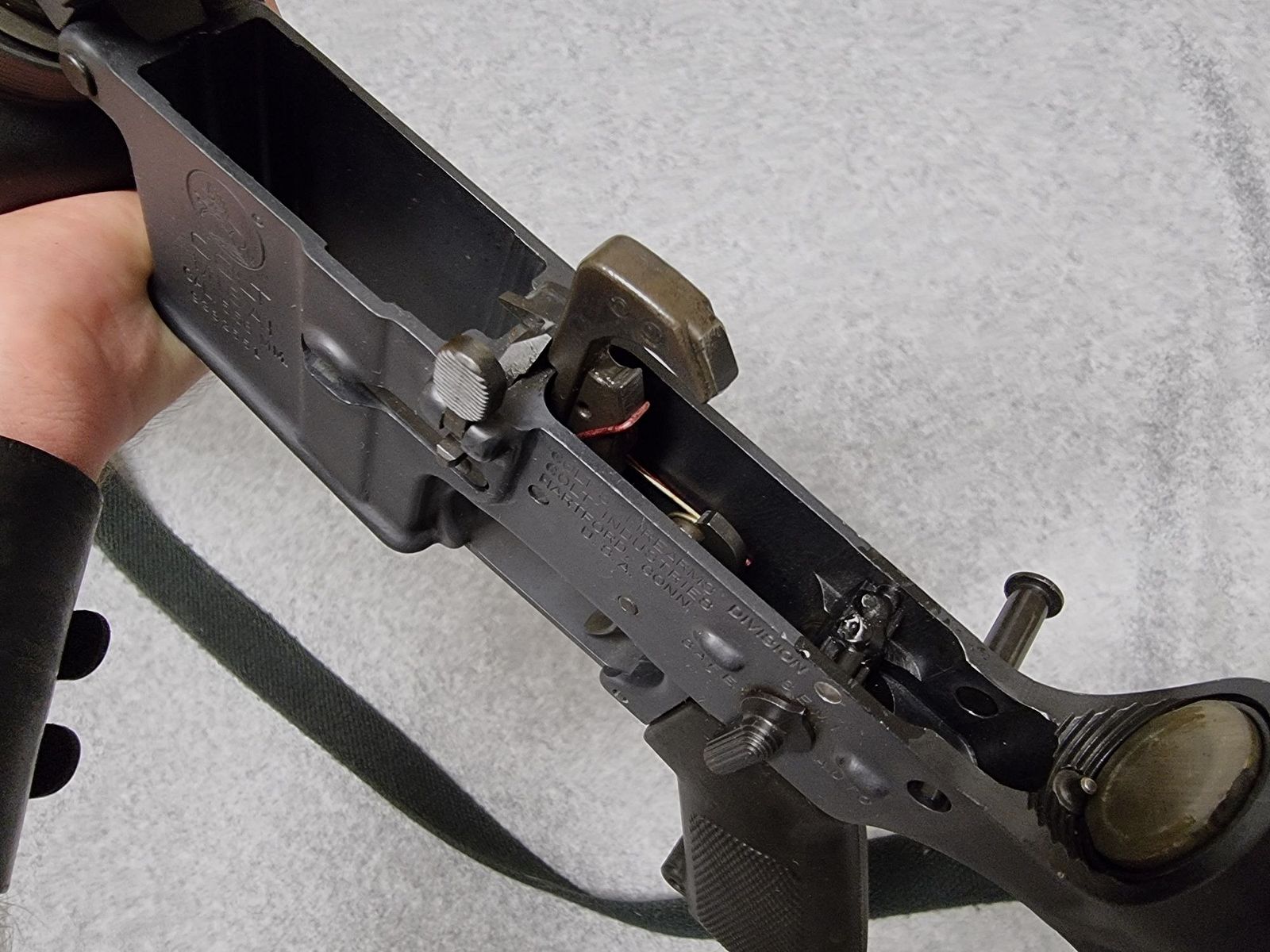 Oryginalny Colt M16 A1 - Niedermeier SG Ar15 - Kaliber .223 Remington - Era Wietnamu