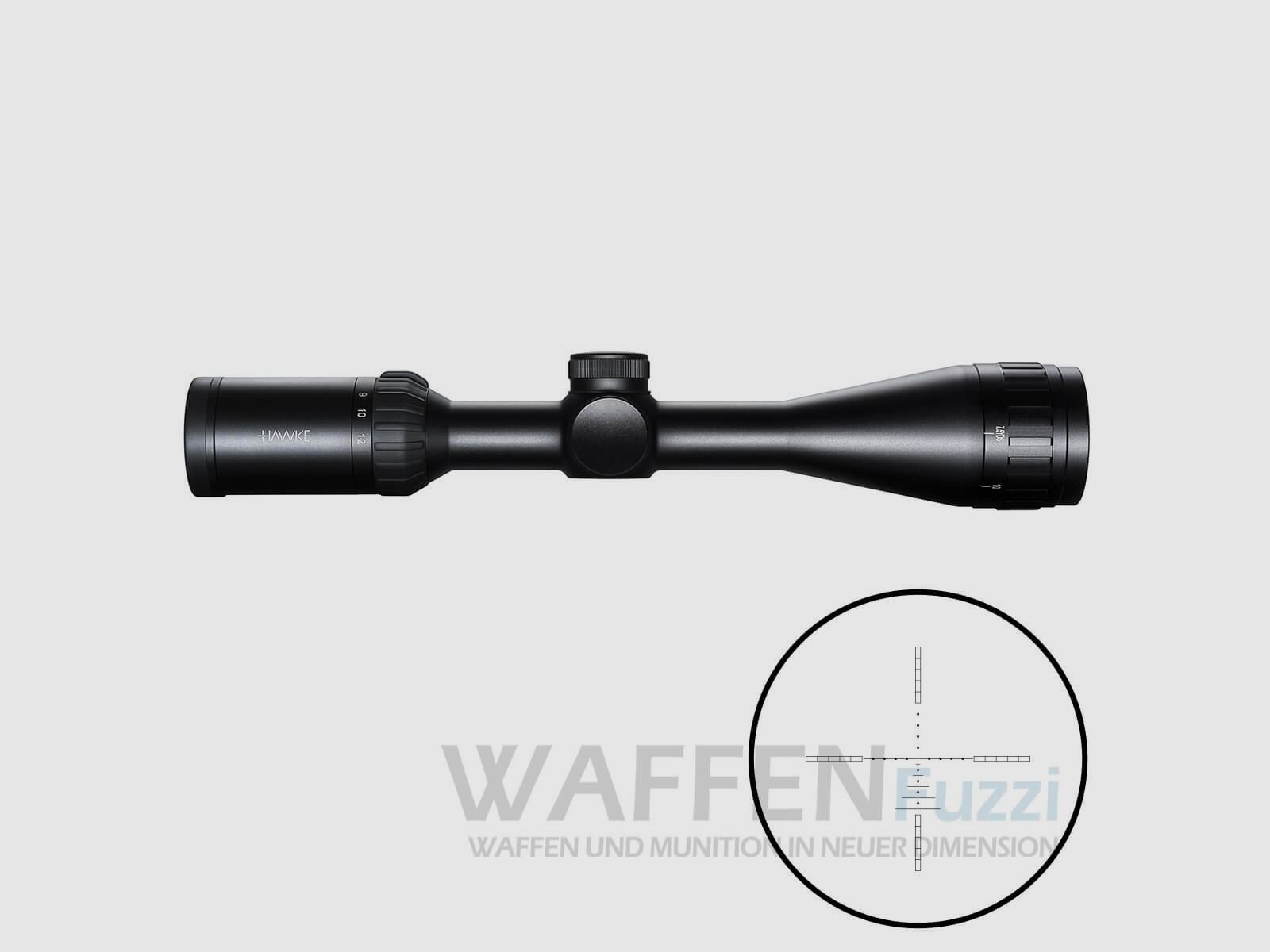 Hawke Airmax 4-12x40 AMX AO Absehen für starke Luftgewehre - 10 Jahre Garantie