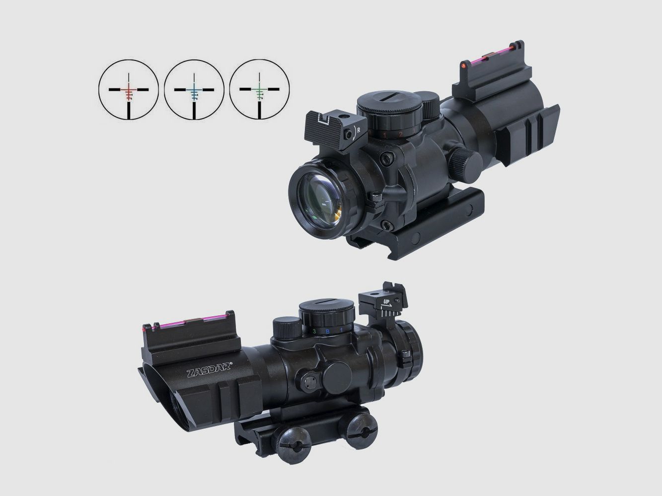 Zasdar 4×32 mm Visore Compatto. Reticolo Illuminato