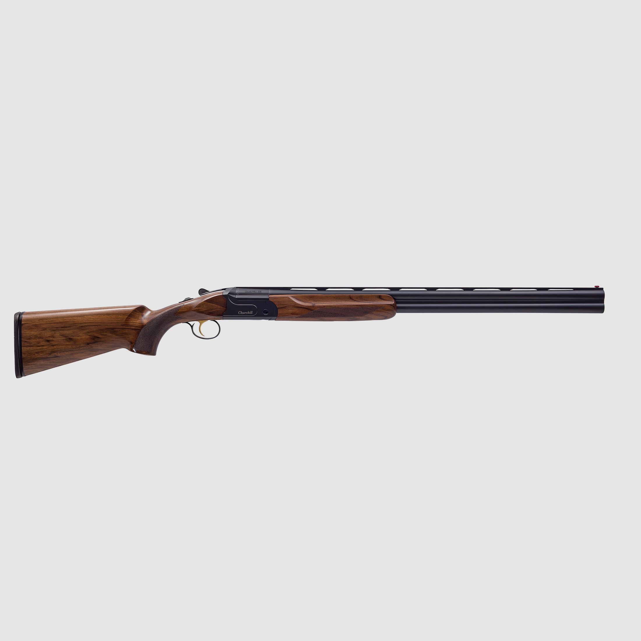 Akkar Churchill 206E Hunting Black, links, Kaliber 12/76 || Bockdoppelflinte