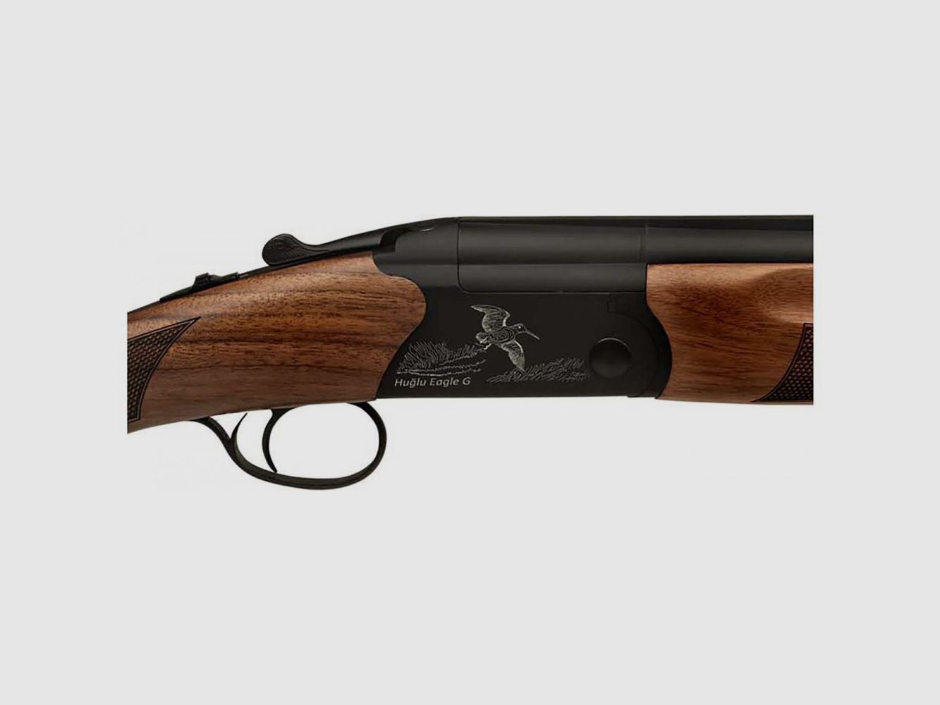 HUGLU OVER-UNDER SHOTGUN EAGLE BECASSIER RIFLED BARREL 61CM C12/76 NEW (HUEAGLEBEC1261), image 5 of 5