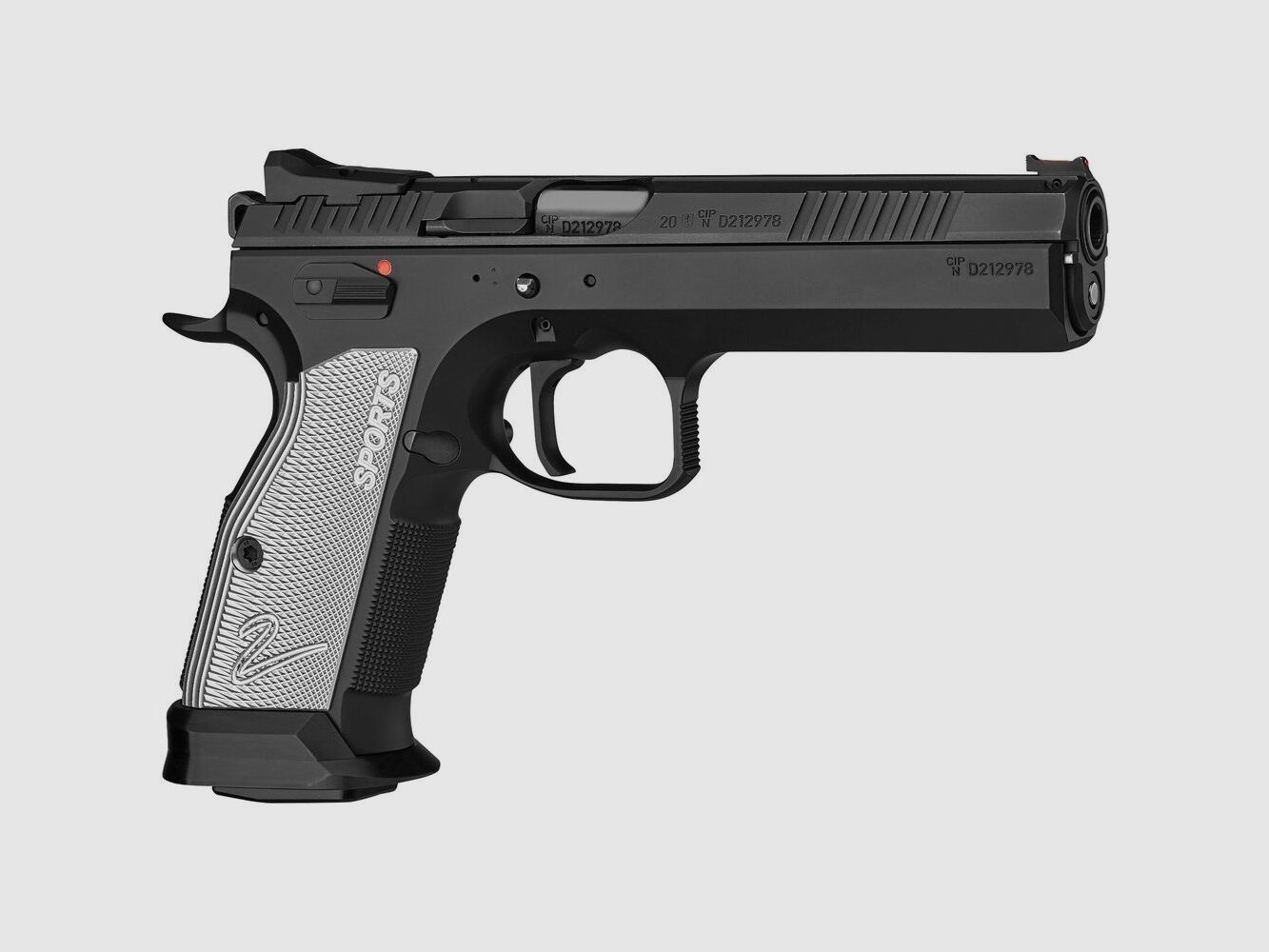 CZ TS 2 Silver Kaliber 9 mm Luger - Magazinkapazität 20 Patronen Pistole