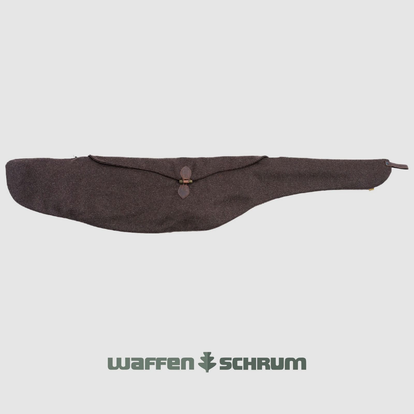 AKAH Pirschfutteral Loden 113cm - Braun Mit Knebelverschluss