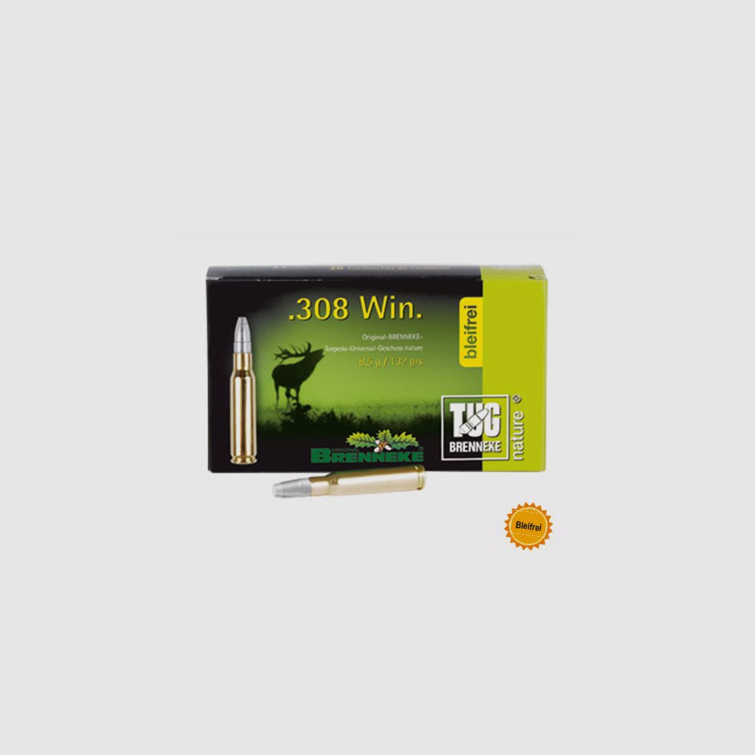 Brenneke .308 TUG Nature+ 20 rounds 147gr