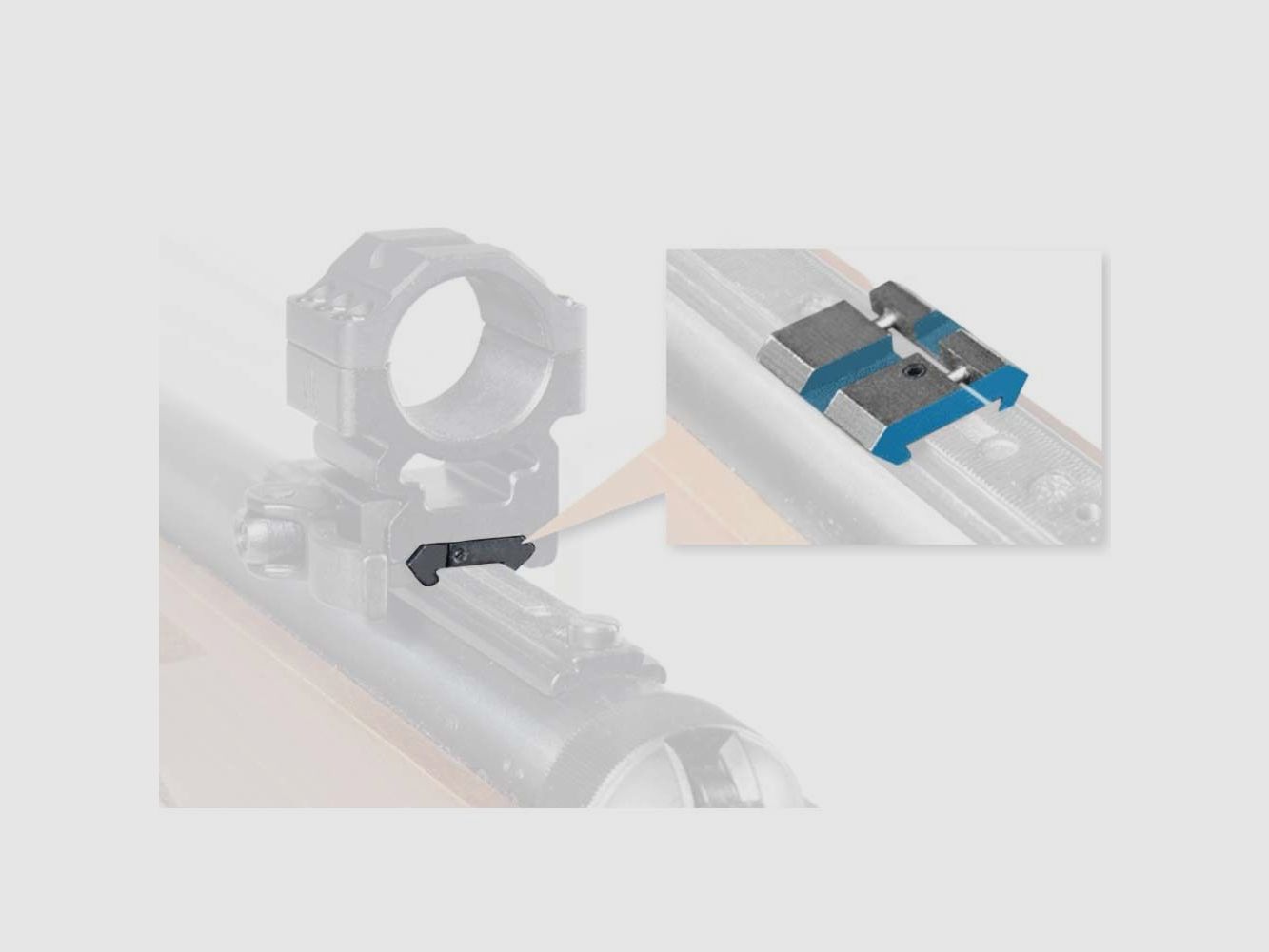 UTG Adapterschiene Snap-in - 11mm