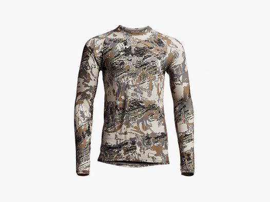 Thermische Onderpull Sitka Core Merino 120 LS Crew Optifade Open Country