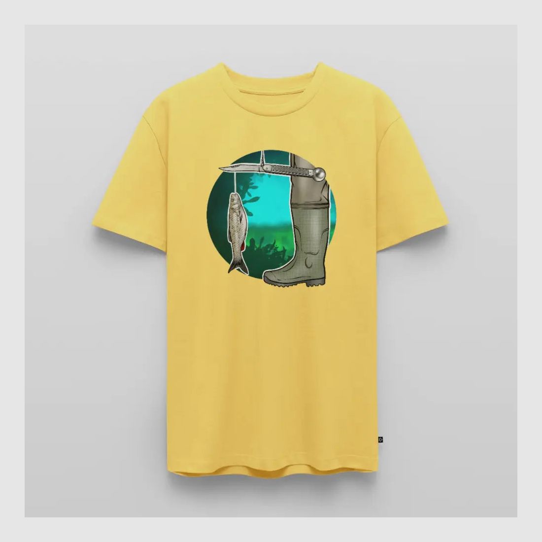 PUMA Men´s Premium T-Shirt „Waagemesser – Petri Heil"