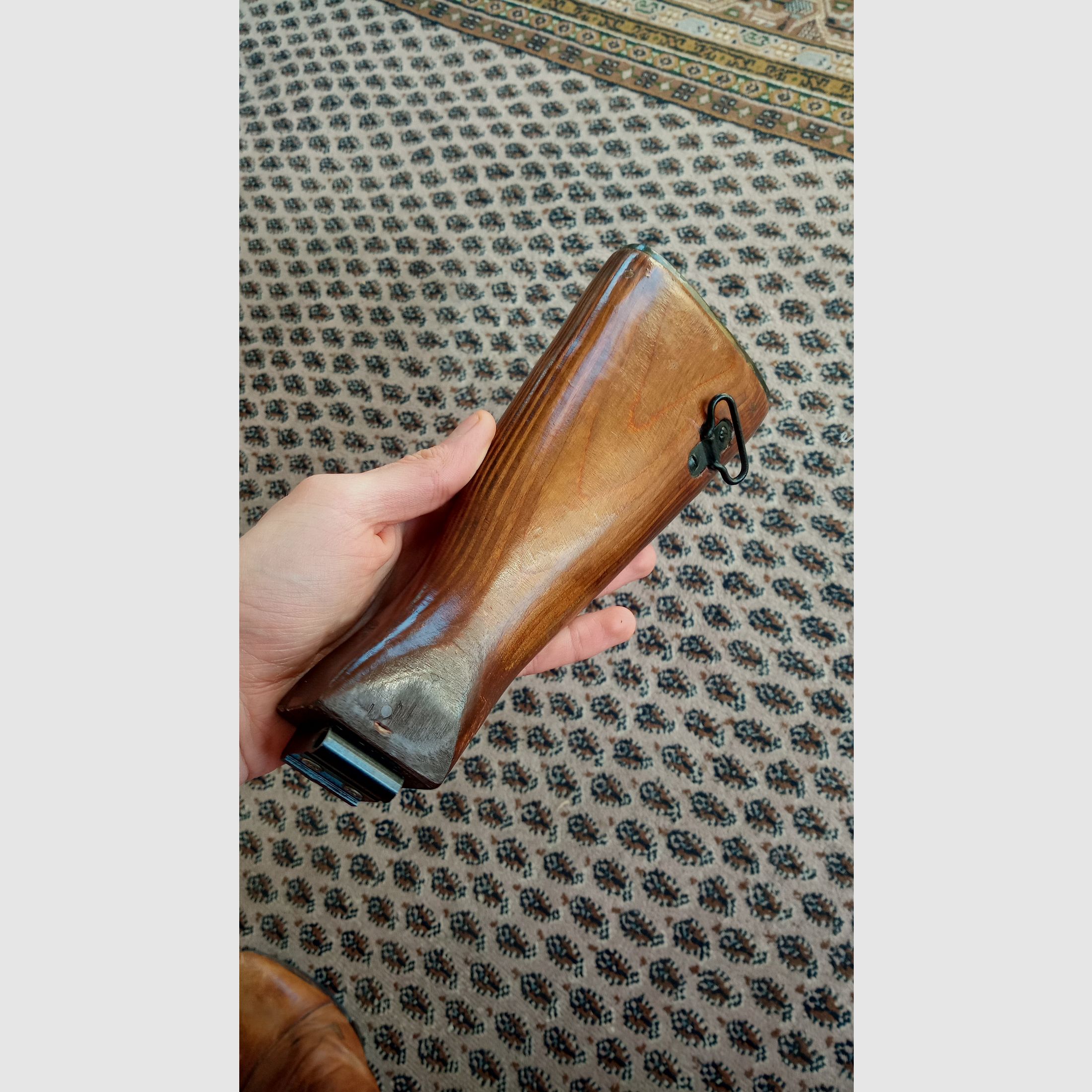 Russischer Co2 Yunker-3 Pseudo Festschaft / AK Laminat Holz Schaft für AK74 Look