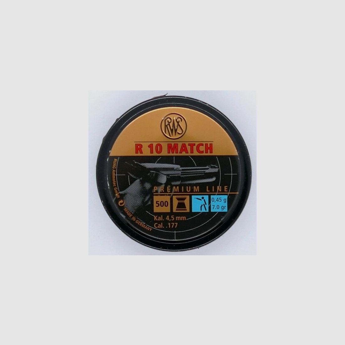 RWS R 10 0,45g 500 pièces 4,50 mm