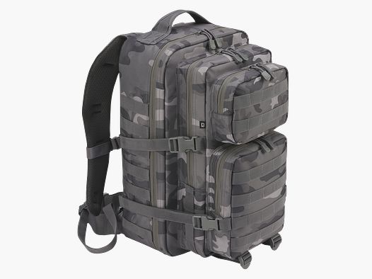 Brandit US Cooper Large  Farbe: Grey Camo – Mehrzweckrucksack (40-Liter-Klasse)