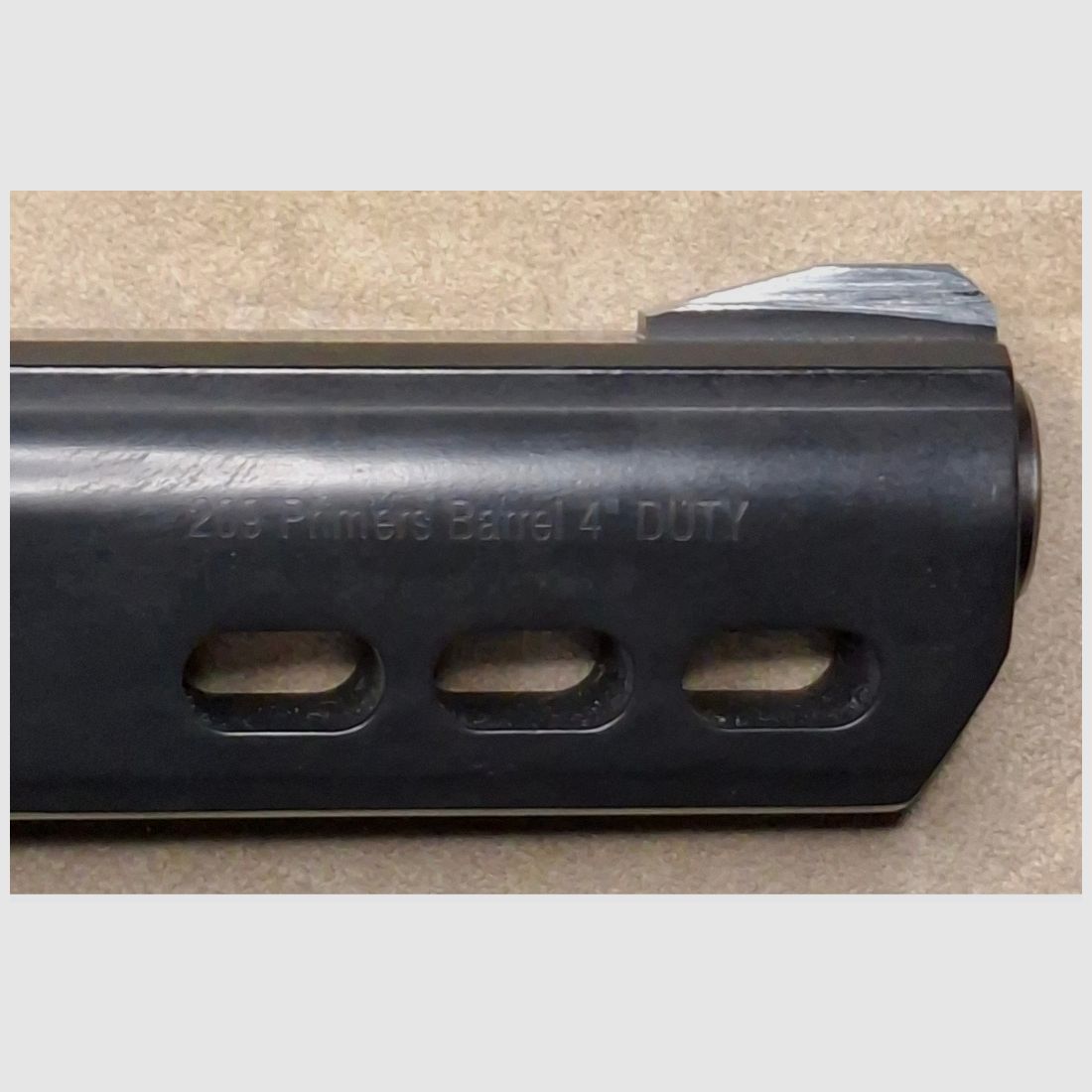  Steel Dog  4" Duty Tac Revolver 616, Type .209 Fiocchi Primers